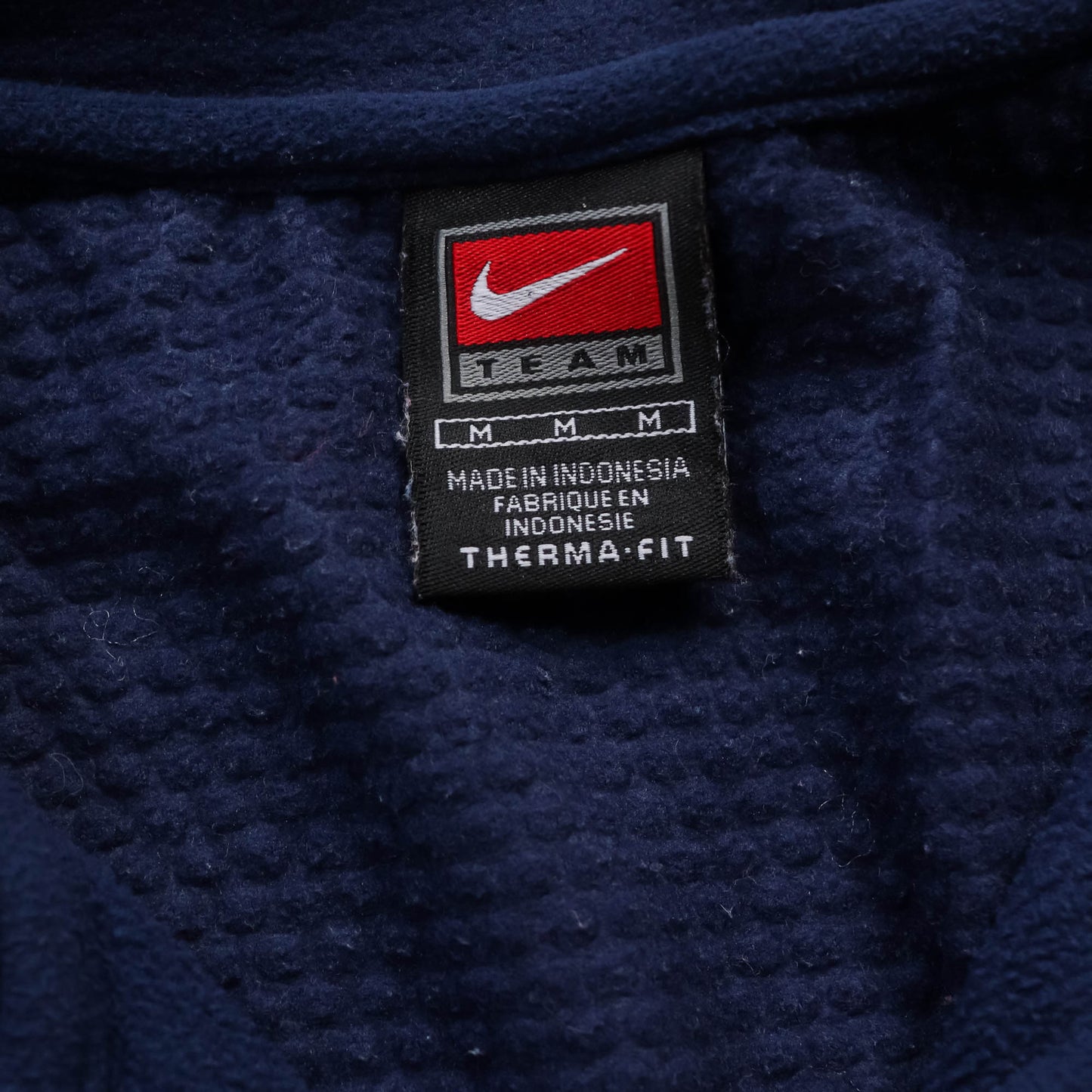 Nike Mini Swoosh 1/4 Zip Fleece Pullover - 90s (M)