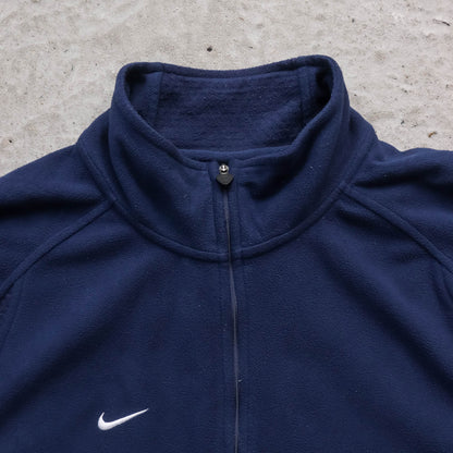 Nike Mini Swoosh 1/4 Zip Fleece Pullover - 90s (M)