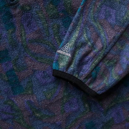 Nike ACG Geometric Print 1/4 Zip Fleece Pullover - 90s (XL)