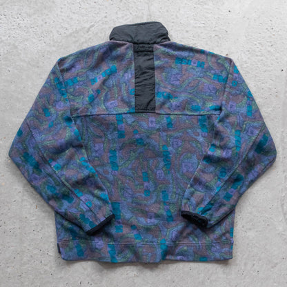 Nike ACG Geometric Print 1/4 Zip Fleece Pullover - 90s (XL)