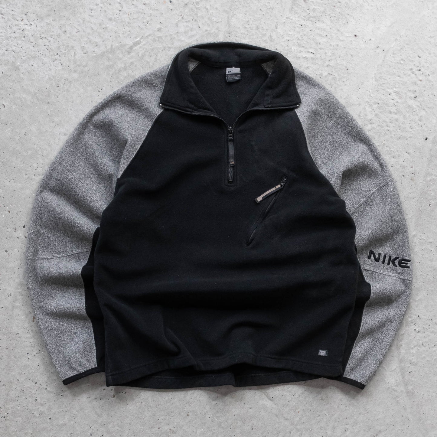 Nike Spellout 1/4 Zip Fleece Pullover - 2000s (M)