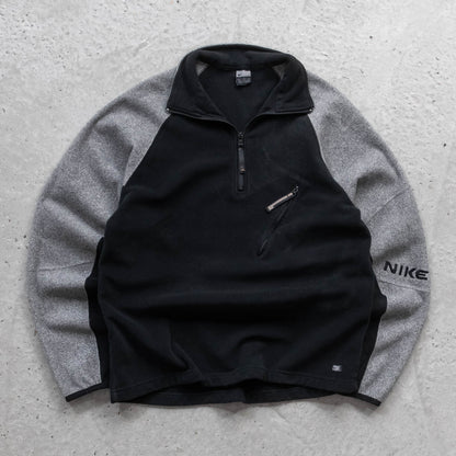 Nike Spellout 1/4 Zip Fleece Pullover - 2000s (M)