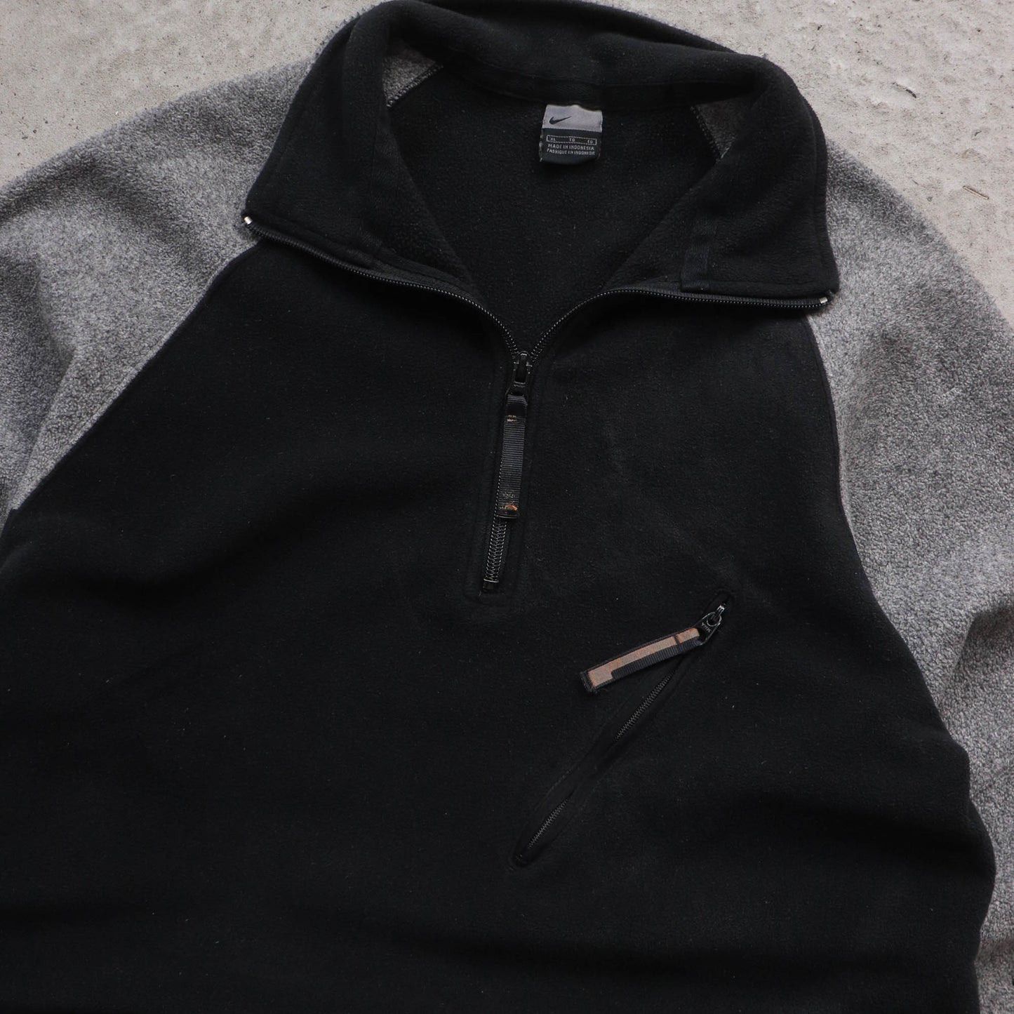 Nike Spellout 1/4 Zip Fleece Pullover - 2000s (M)