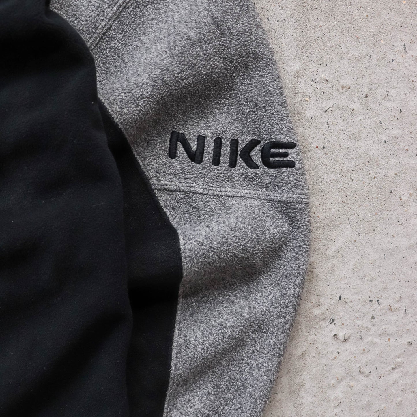 Nike Spellout 1/4 Zip Fleece Pullover - 2000s (M)