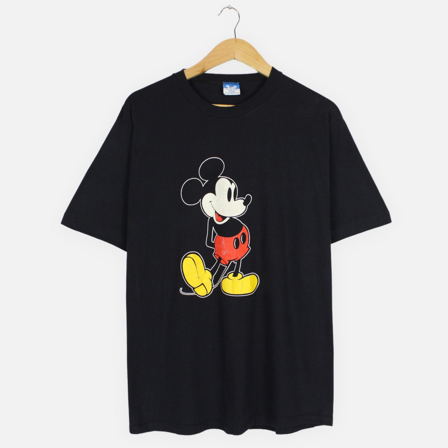 Vintage 80's Mickey Mouse Disney Tee - XL