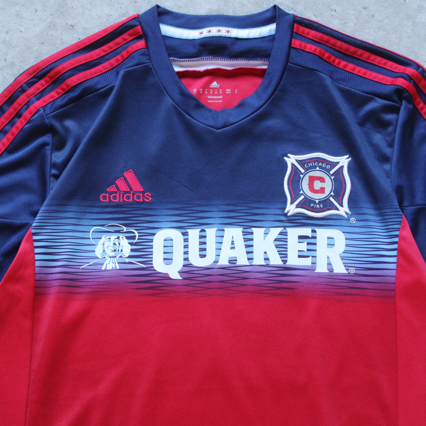 Chicago Fire 2014/15 Home Adidas MLS Jersey - M