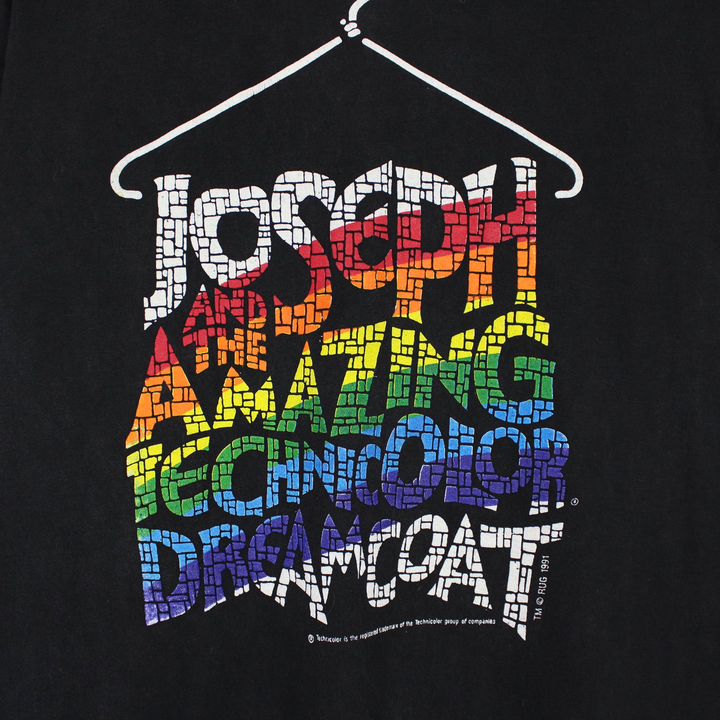 Vintage 1991 Joseph & The Technicolor Dreamcoat Promo Tee - M