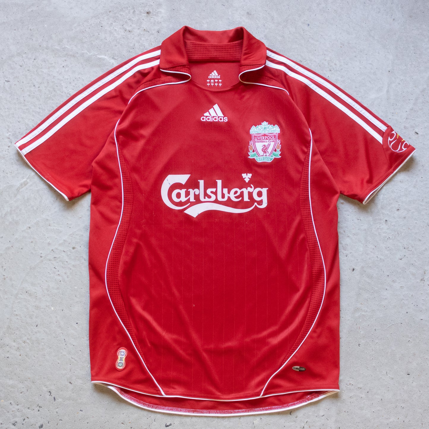 Liverpool FC 2007/08 Home Adidas Jersey - S