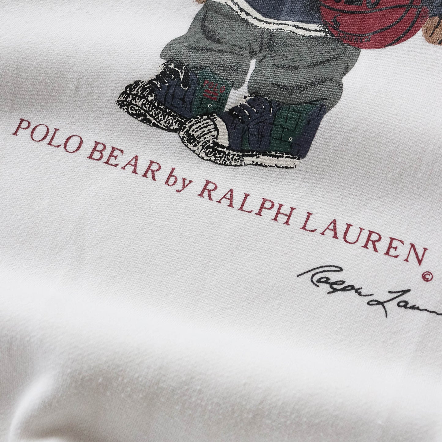 Vintage 90s Polo Bear Ralph Lauren Sweatshirt - L