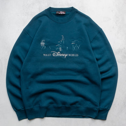 Vintage 90s Walt Disney World Embroidered Sweatshirt - XL