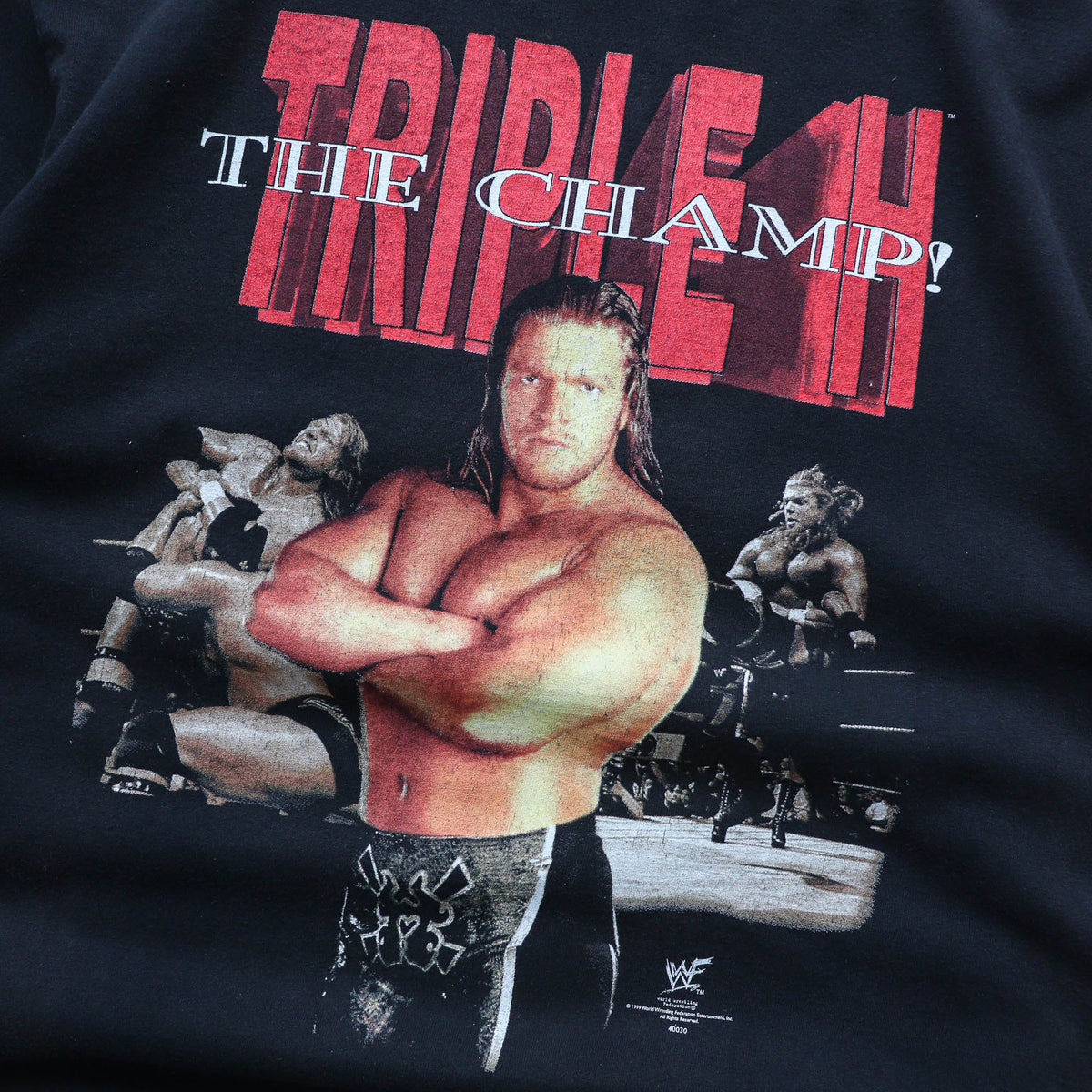 Triple H 'The Champ' WWF Tee - 1999 (L)