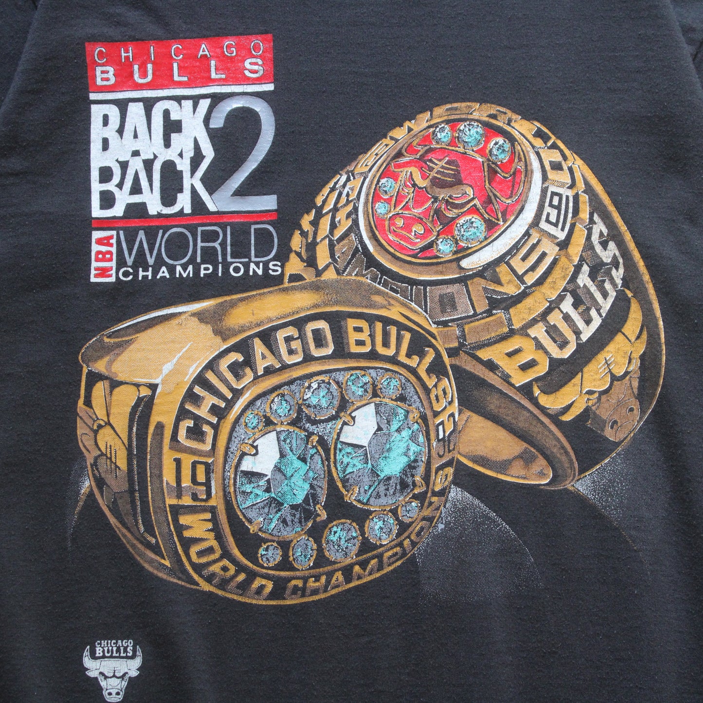 Vintage 1992 Chicago Bulls NBA Champions Tee - M