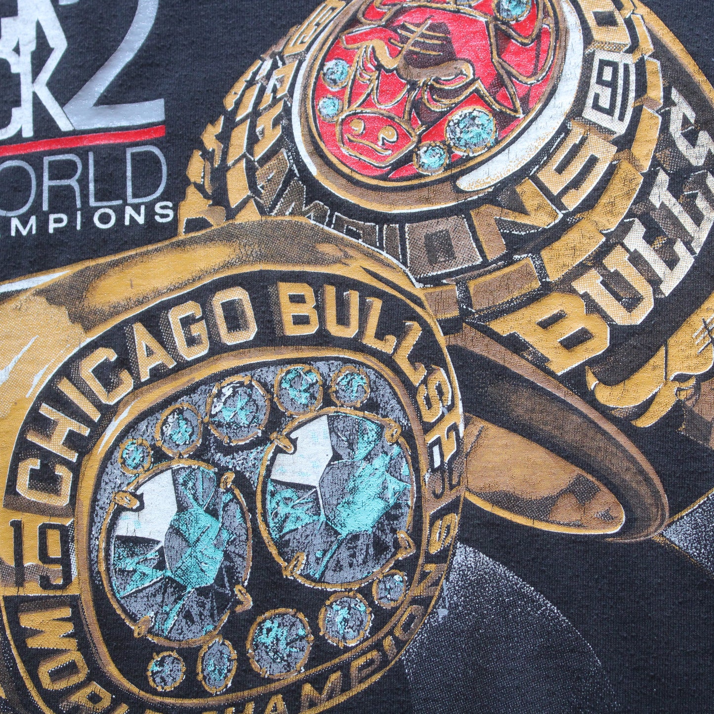 Vintage 1992 Chicago Bulls NBA Champions Tee - M