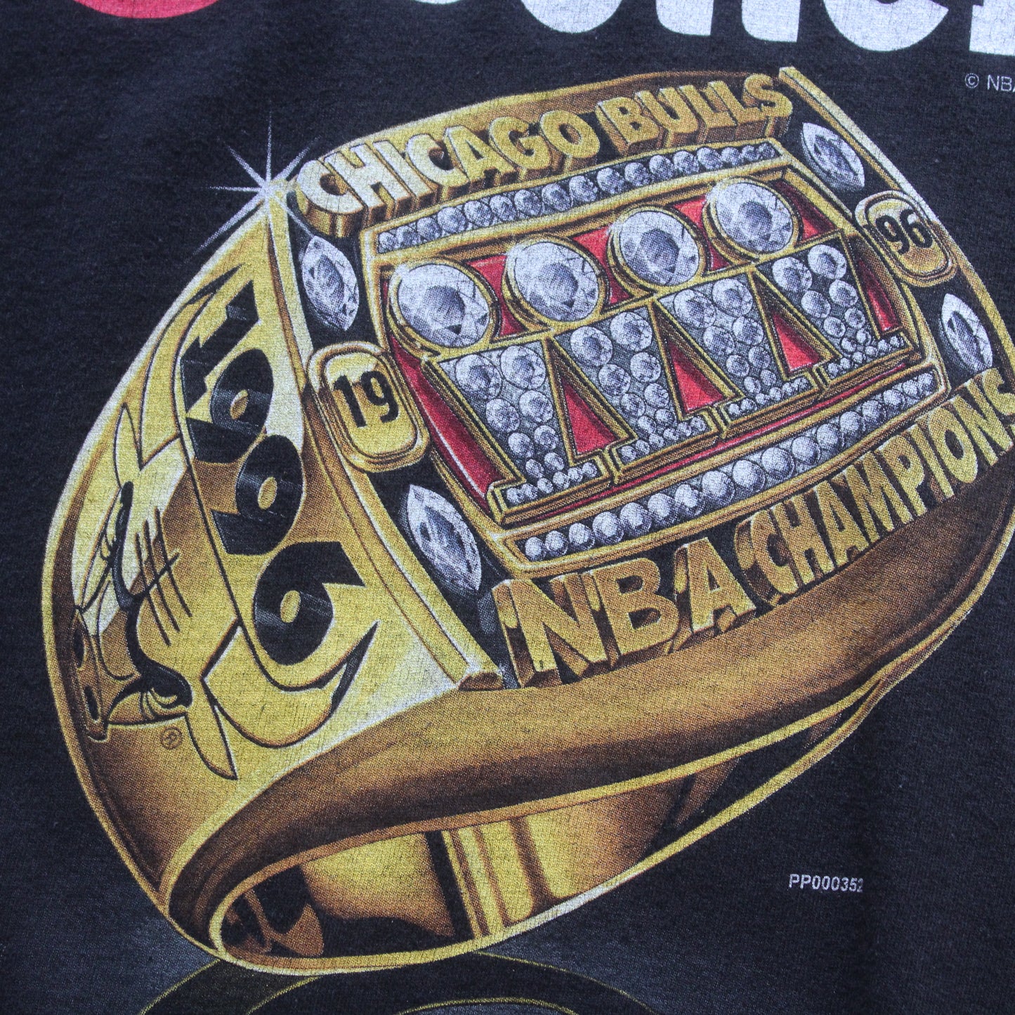 Vintage 1996 Chicago Bulls NBA Champions Tee - M