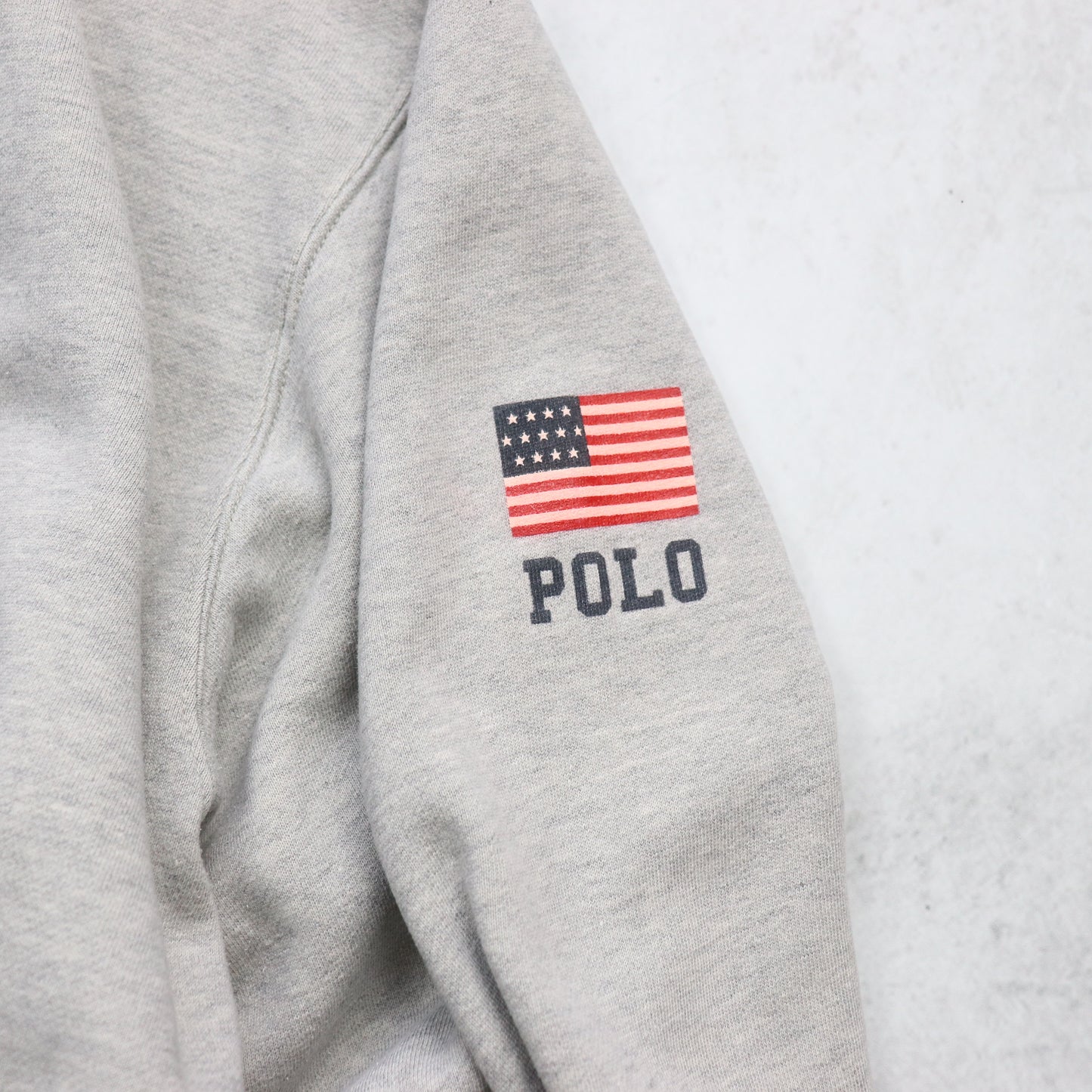 Vintage 90s Polo Sport Ralph Lauren USA 1/4 Zip Sweatshirt - L
