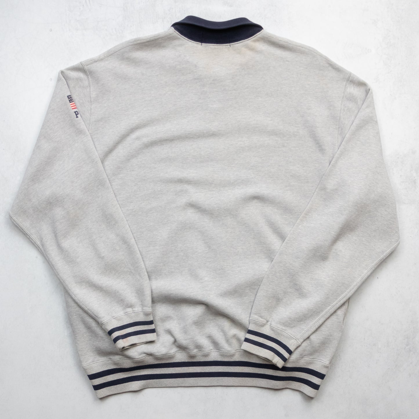 Vintage 90s Polo Sport Ralph Lauren USA 1/4 Zip Sweatshirt - L
