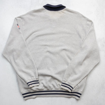 Vintage 90s Polo Sport Ralph Lauren USA 1/4 Zip Sweatshirt - L