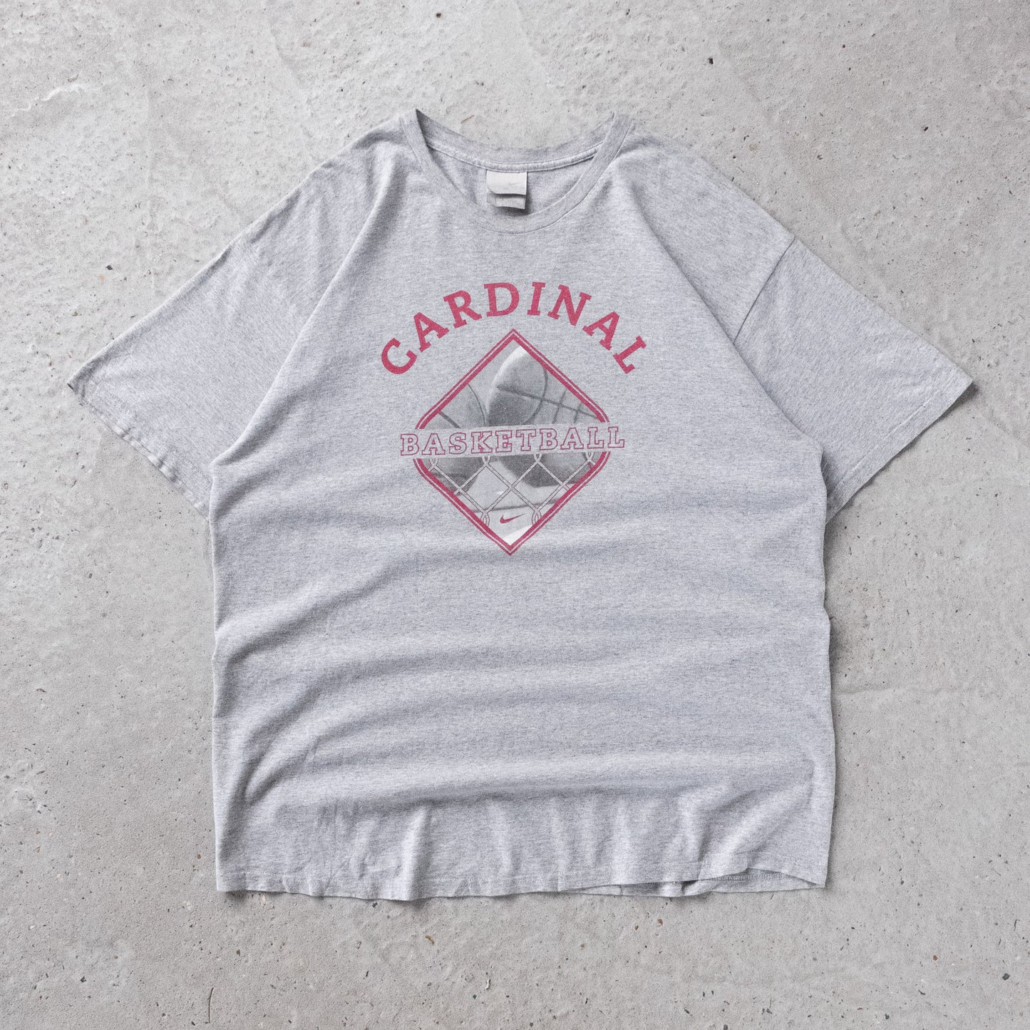 Vintage 2000s Nike Cardinal Basketball Tee - XL - AL Vintage