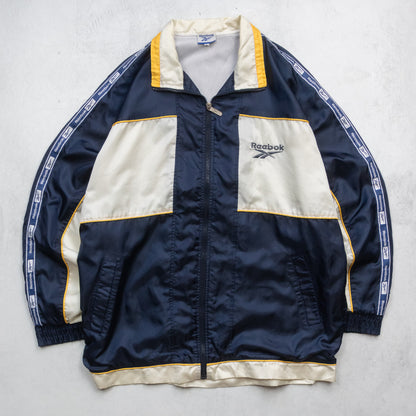 Vintage 90s Reebok Windbreaker Jacket - L