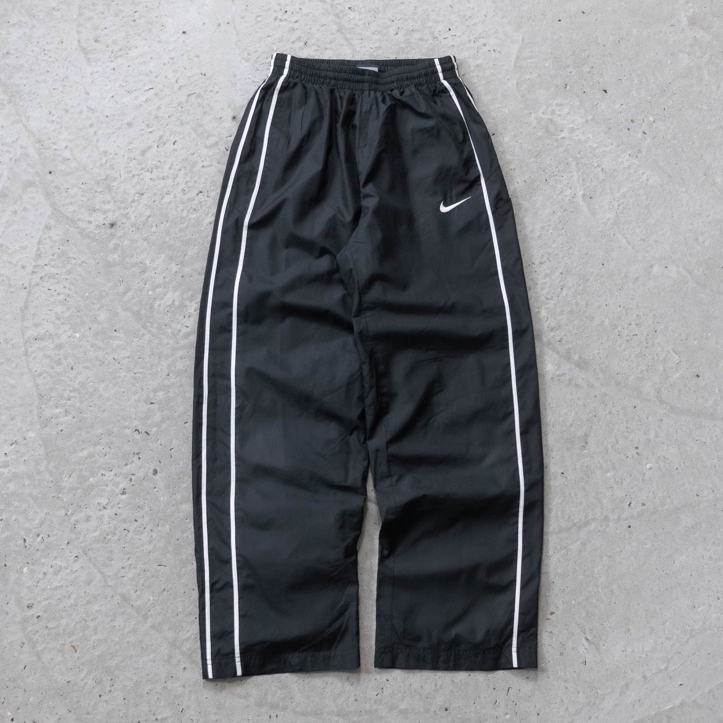 Nike Mini Swoosh Striped Track Pants - 2000s (Women's XS)