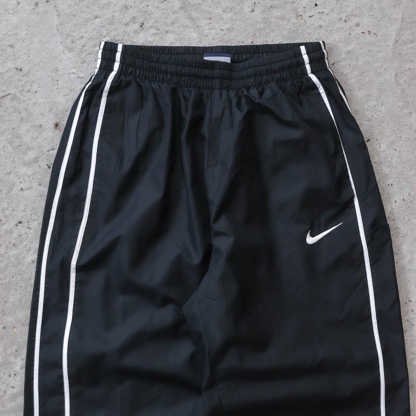 Nike Mini Swoosh Striped Track Pants - 2000s (Women's XS)