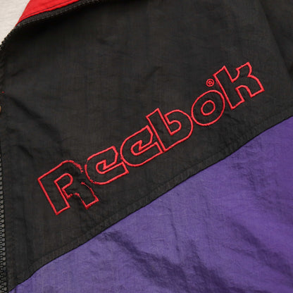 Vintage 90s Reebok Colour Block Track Jacket - M