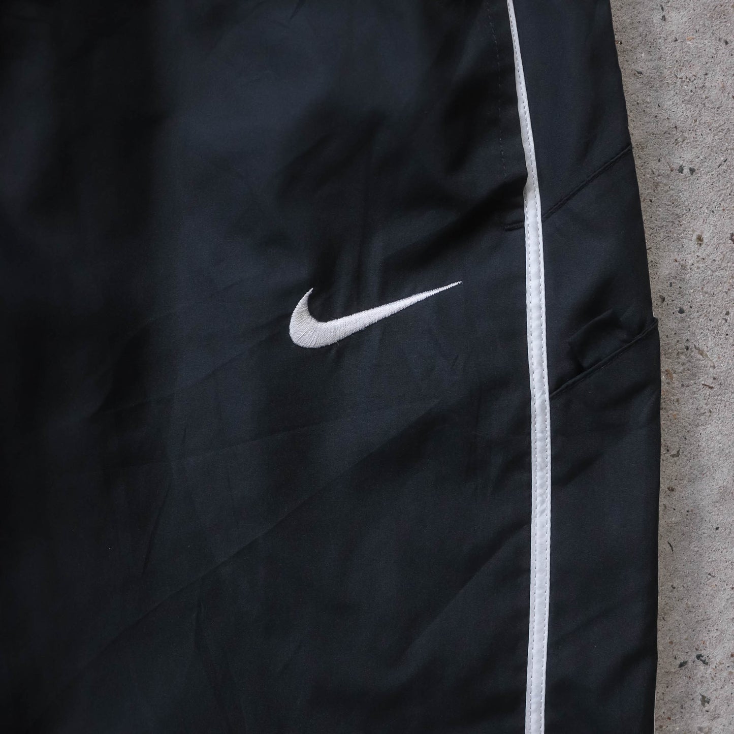 Nike Mini Swoosh Striped Track Pants - 2000s (Women's XS)