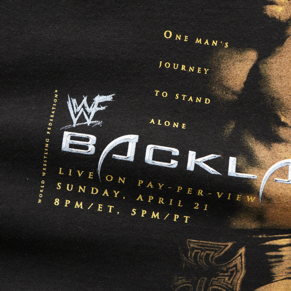 WWF Backlash 2002 PPV Promo Tee – (XL)