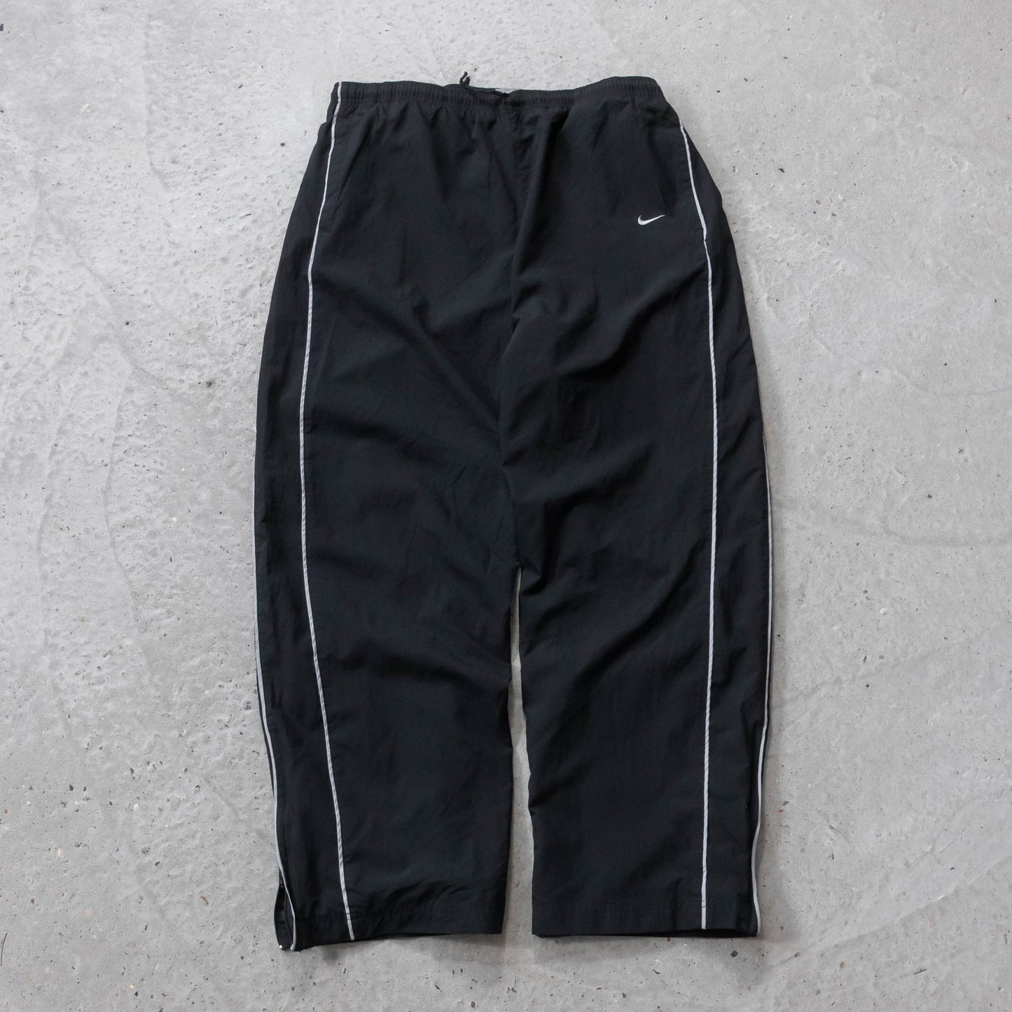Nike Mini Swoosh Striped Track Pants - 2000s (XXL)