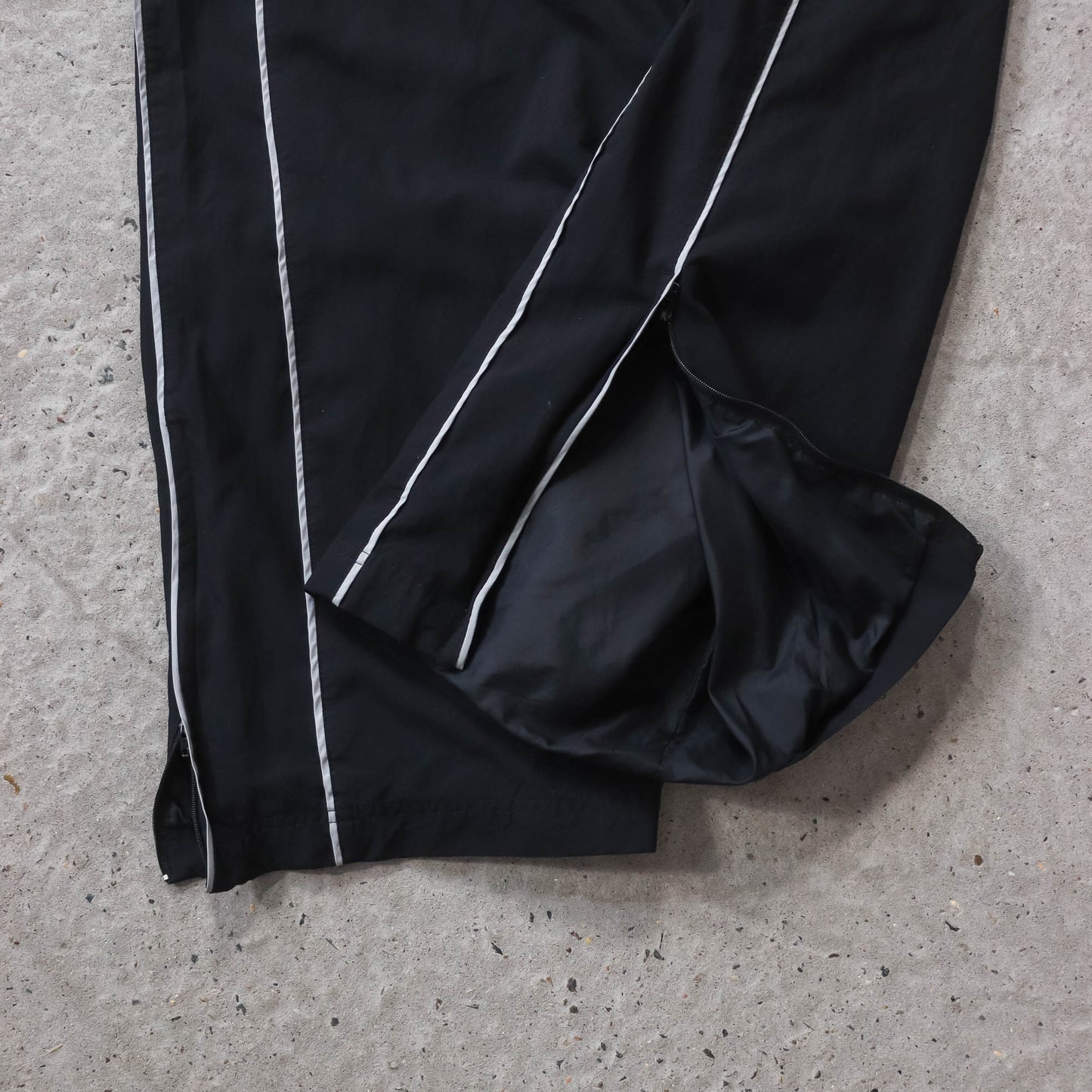 Nike Mini Swoosh Striped Track Pants - 2000s (XXL)