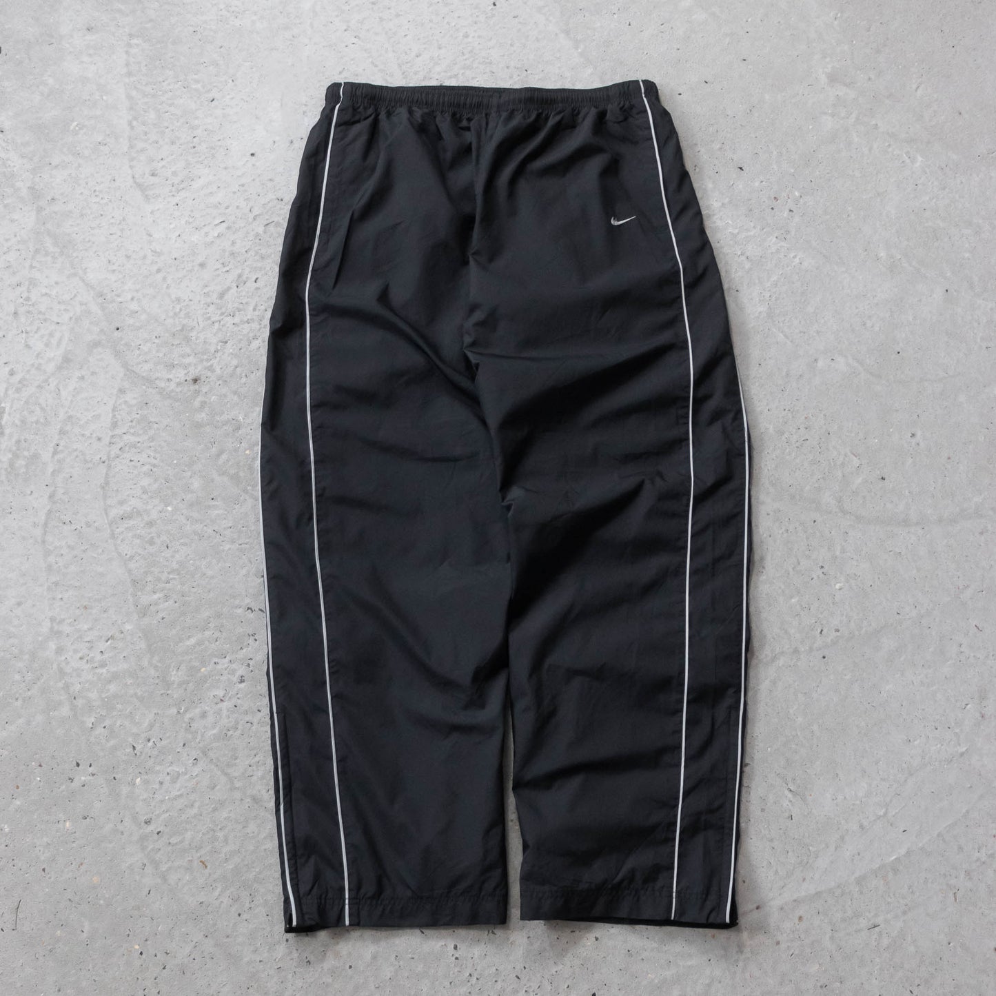 Nike Mini Swoosh Striped Track Pants - 2000s (XXL)