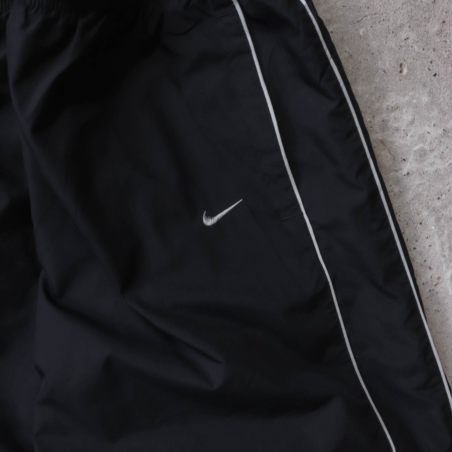 Nike Mini Swoosh Striped Track Pants - 2000s (XXL)