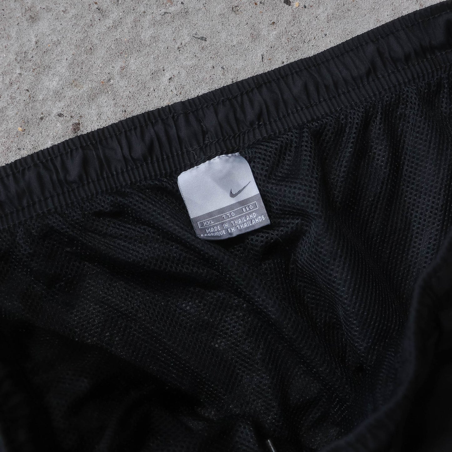 Nike Mini Swoosh Striped Track Pants - 2000s (XXL)