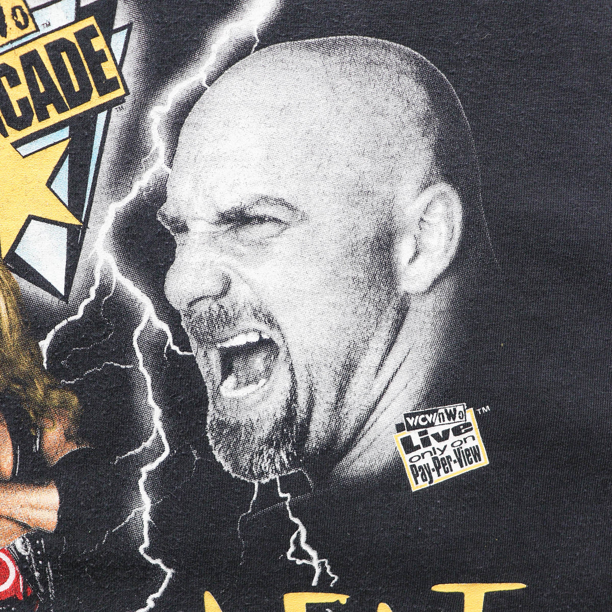 WCW Starrcade 1998 Goldberg vs Nash Crew Tee – (XL)