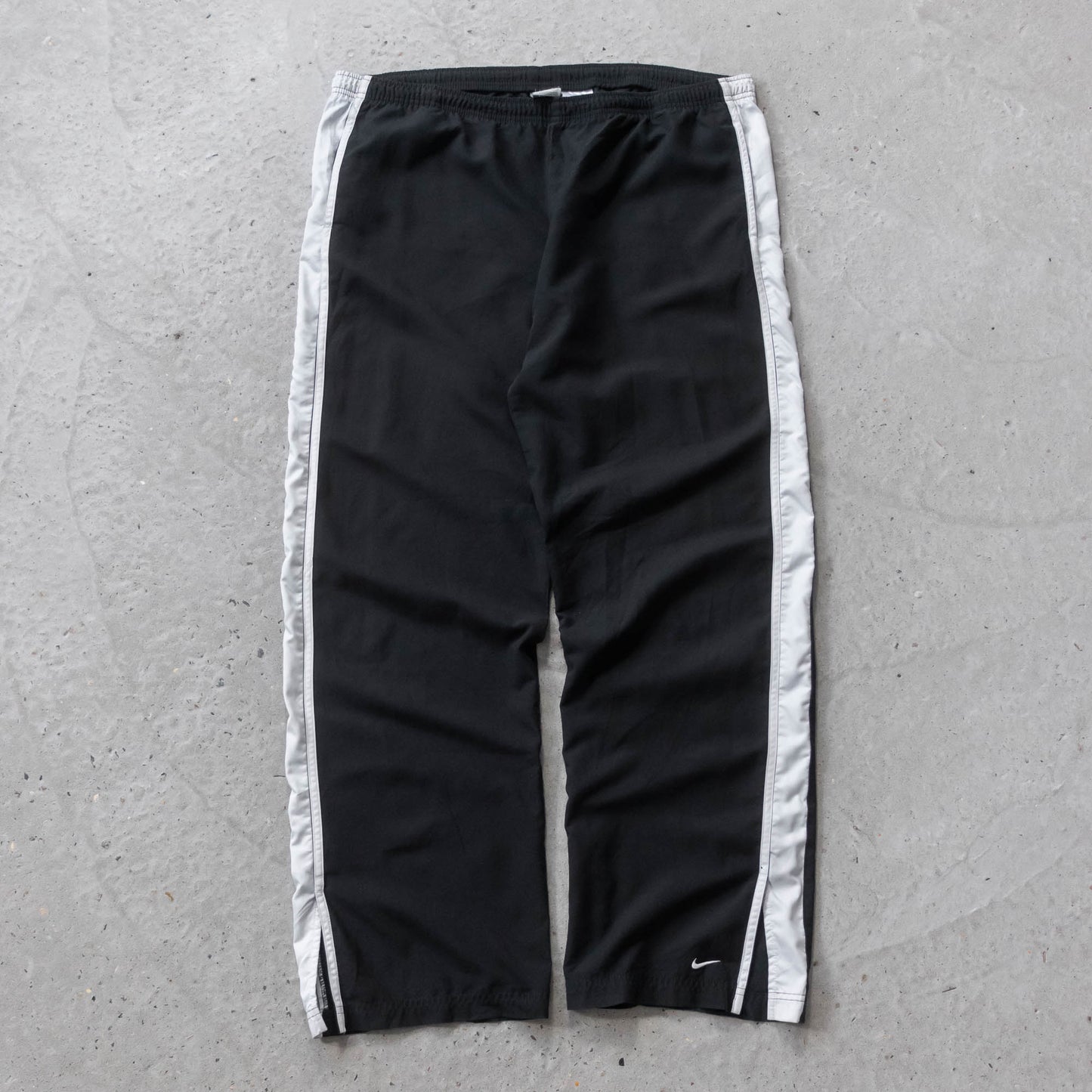 Nike Mini Swoosh Striped Track Pants - 2000s (XL)