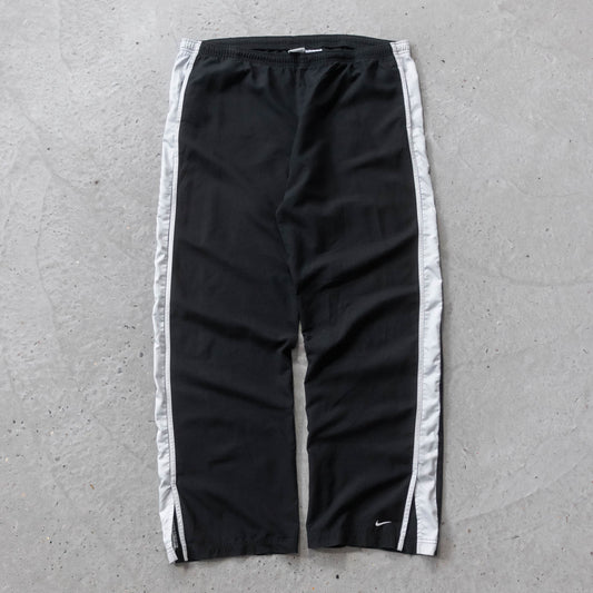 Nike Mini Swoosh Striped Track Pants - 2000s (XL) - AL Vintage