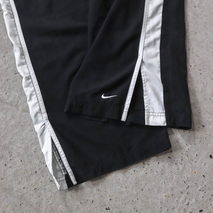 Nike Mini Swoosh Striped Track Pants - 2000s (XL)