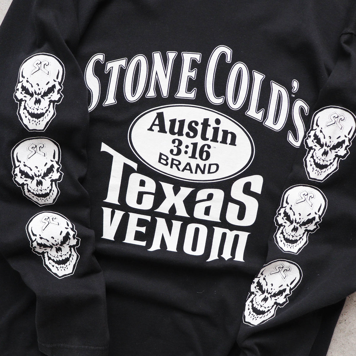 Stone Cold Austin 3:16 Texas Venom Long Sleeve Tee – 2001 (L)