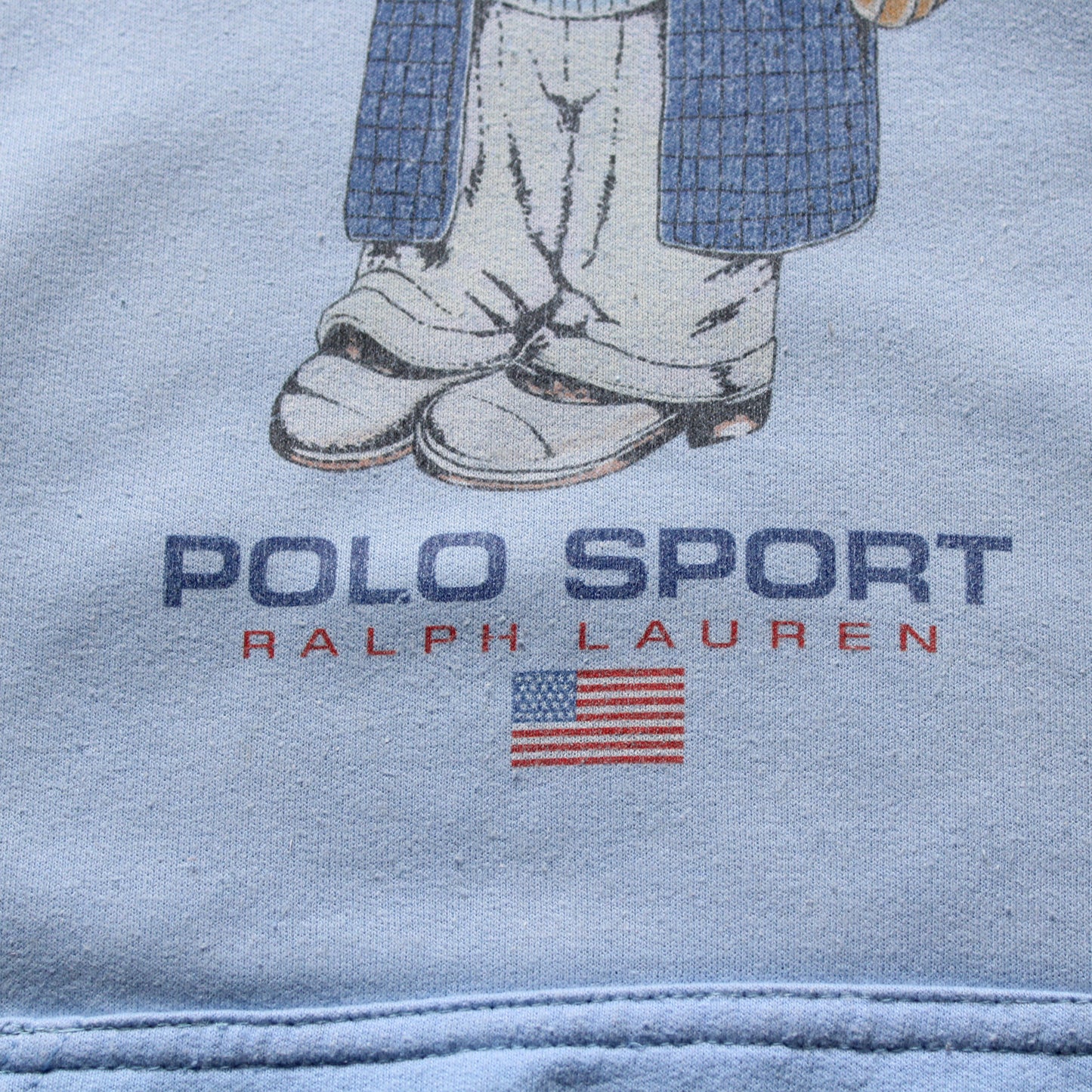 Vintage 90s Polo Sport Polo Bear Hoodie - L