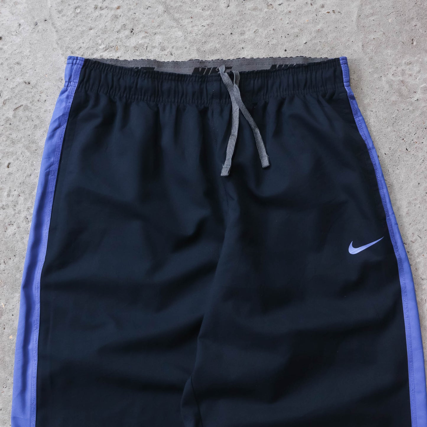 Nike Mini Swoosh Striped Track Pants - 2000s (L)