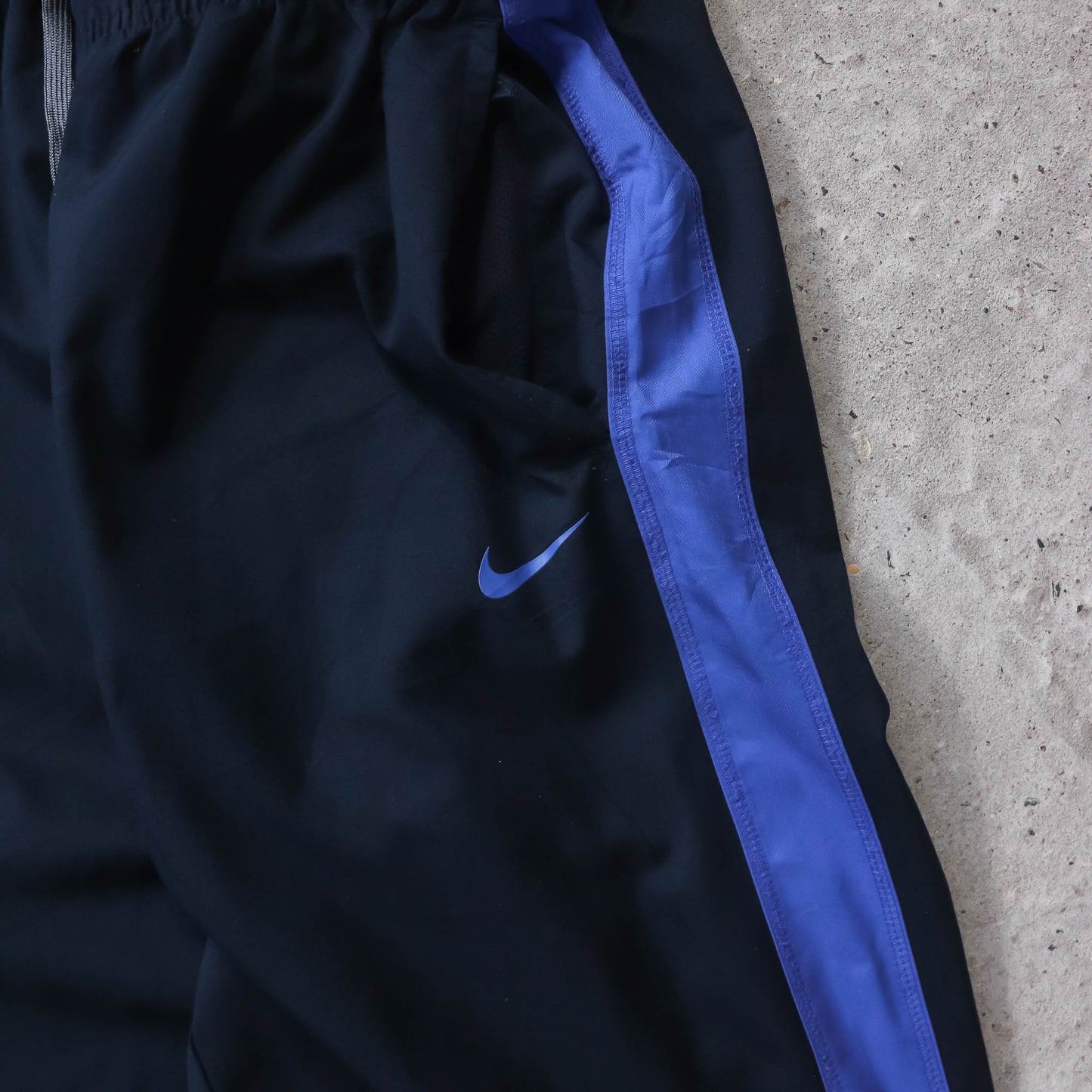 Nike Mini Swoosh Striped Track Pants - 2000s (L)