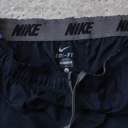 Nike Mini Swoosh Striped Track Pants - 2000s (L)