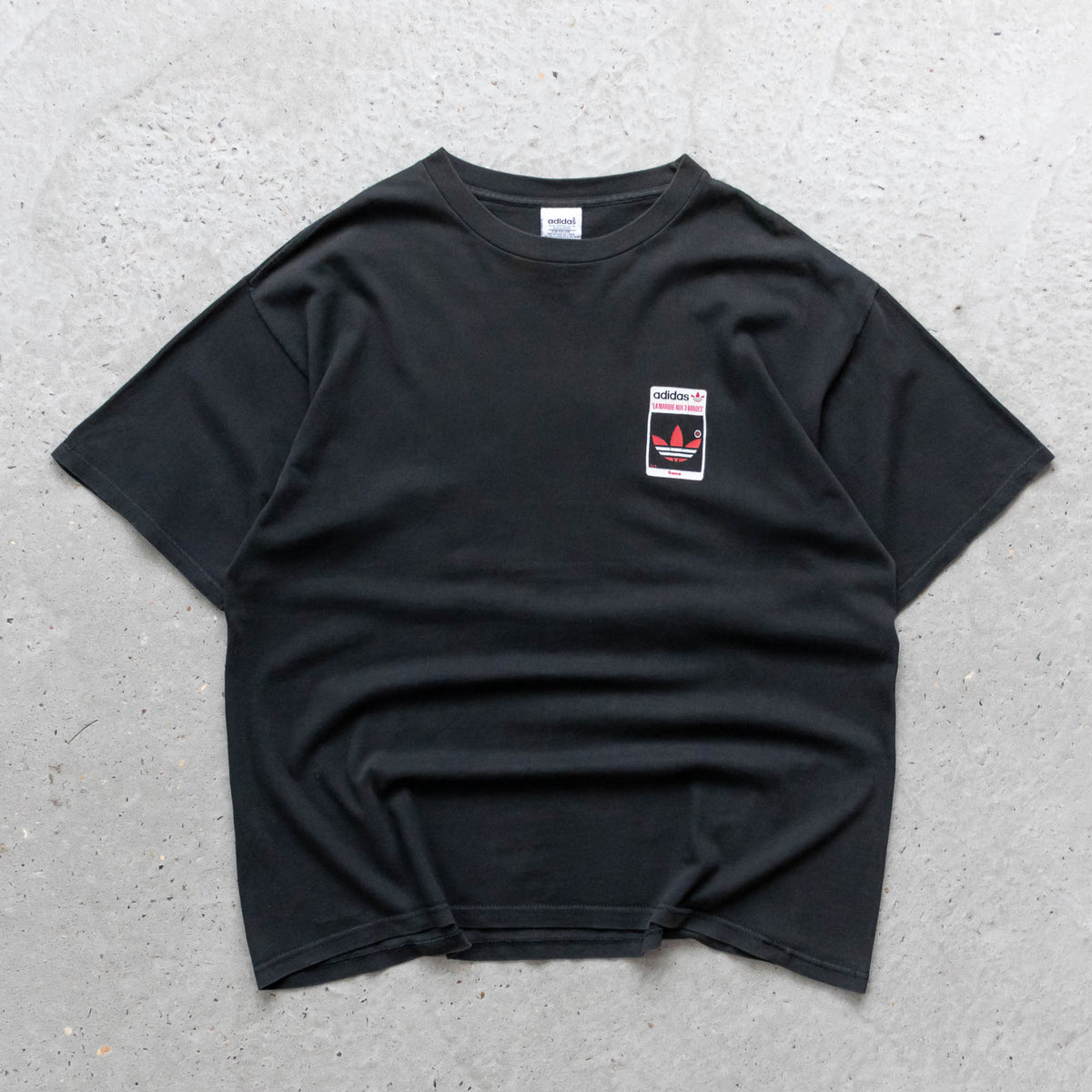 Adidas France Trefoil Graphic Tee - 90s (XL)