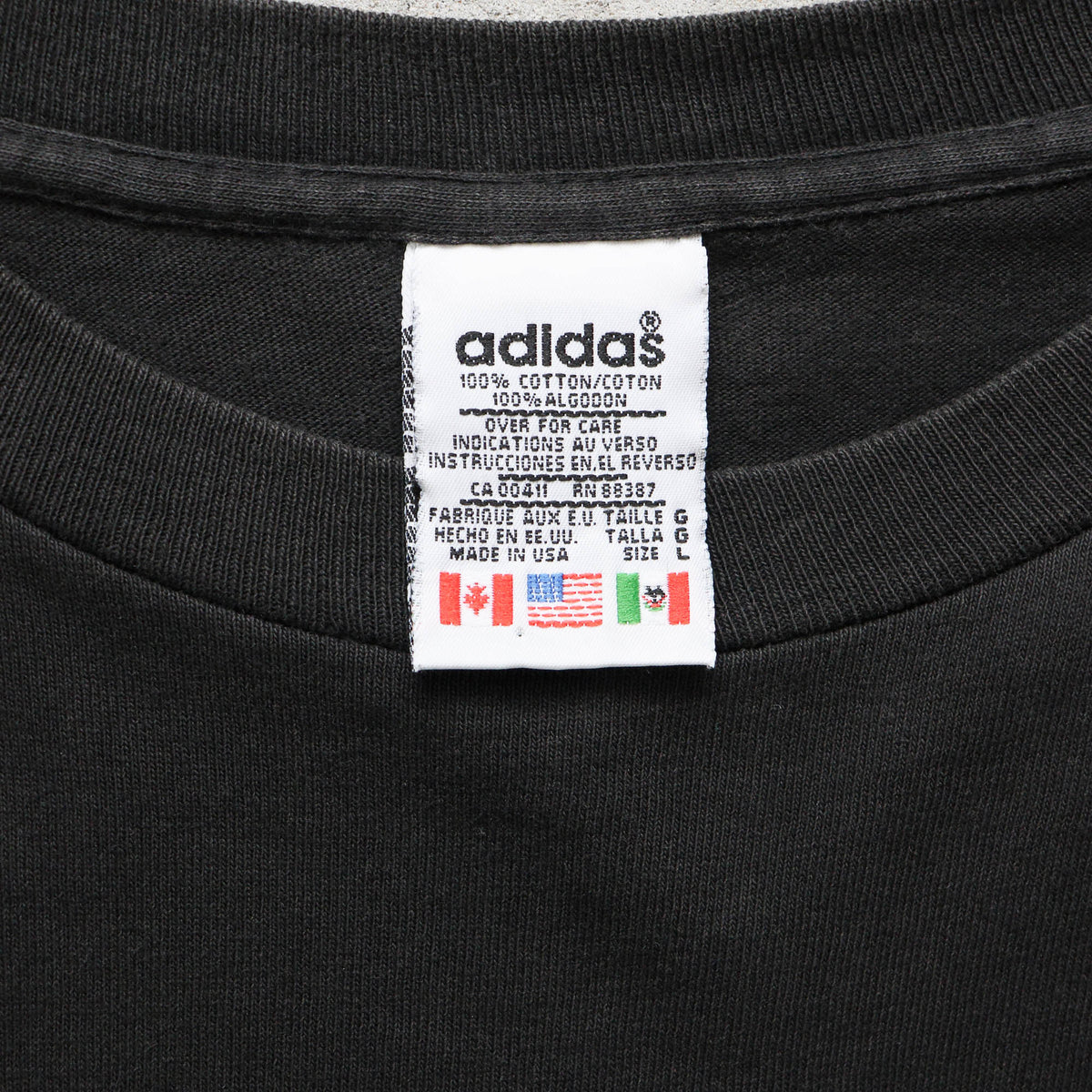 Adidas France Trefoil Graphic Tee - 90s (XL)