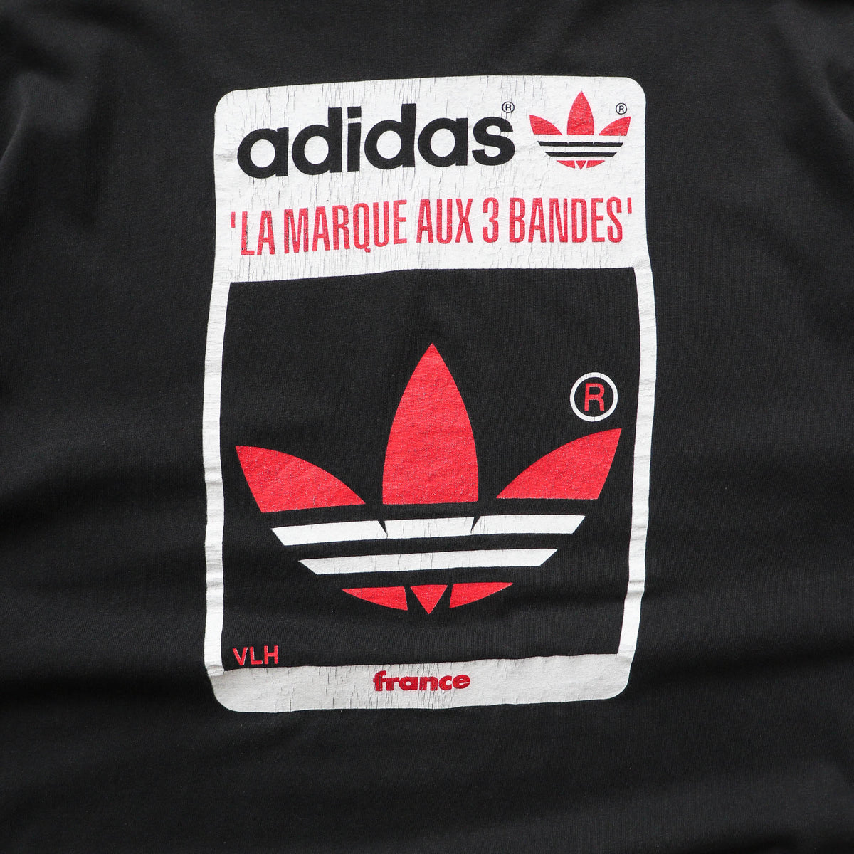 Adidas France Trefoil Graphic Tee - 90s (XL)