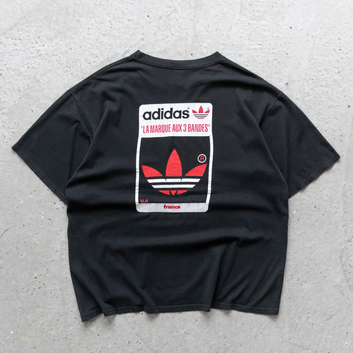 Adidas France Trefoil Graphic Tee - 90s (XL)