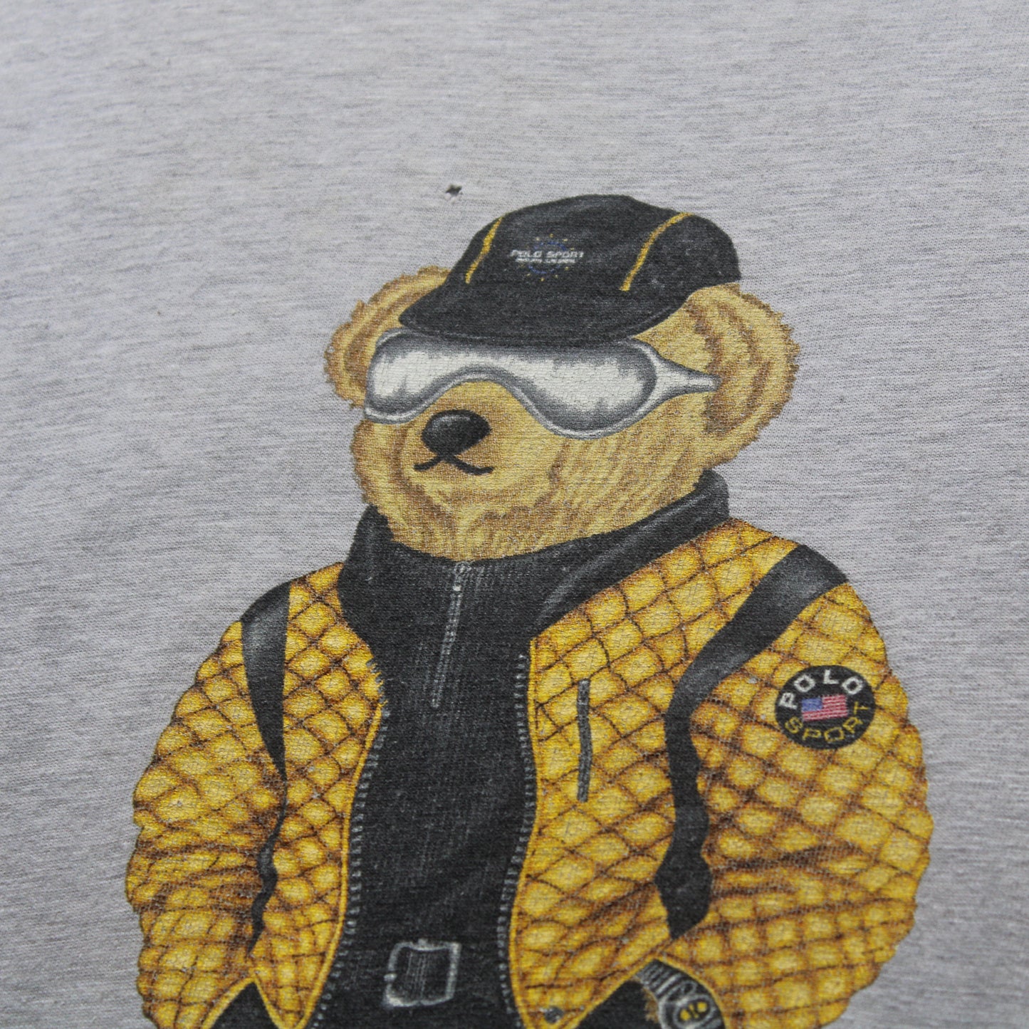 Vintage 90s Polo Bear Ralph Lauren Longsleeve Tee - L