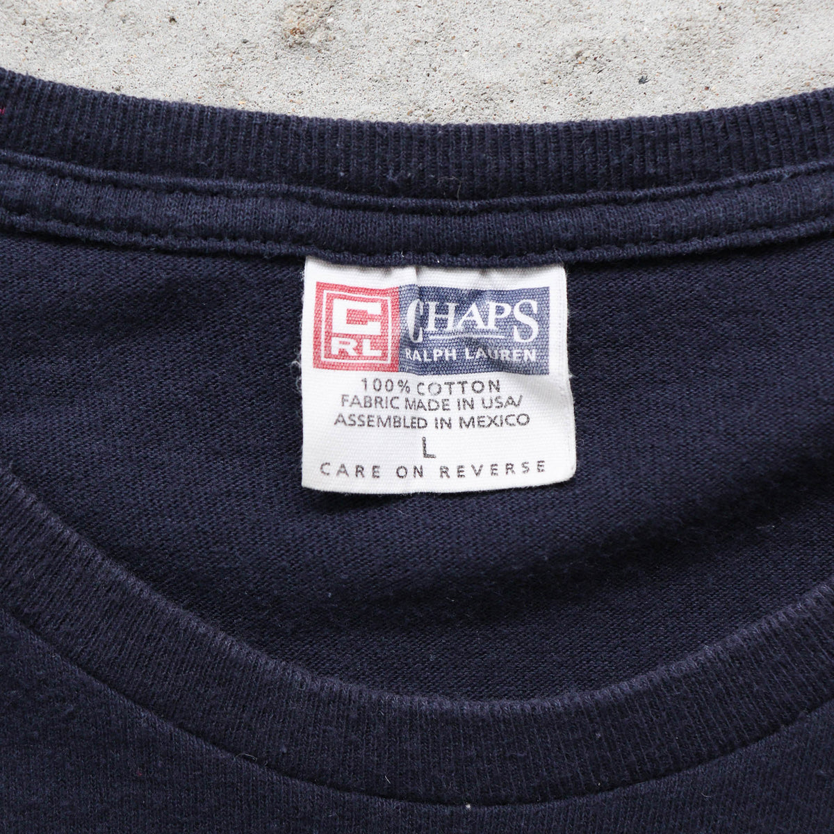 Chaps Ralph Lauren Spellout Pocket Tee - 90s (XL)