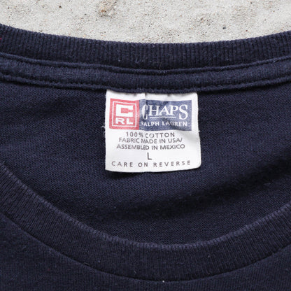 Chaps Ralph Lauren Spellout Pocket Tee - 90s (XL)