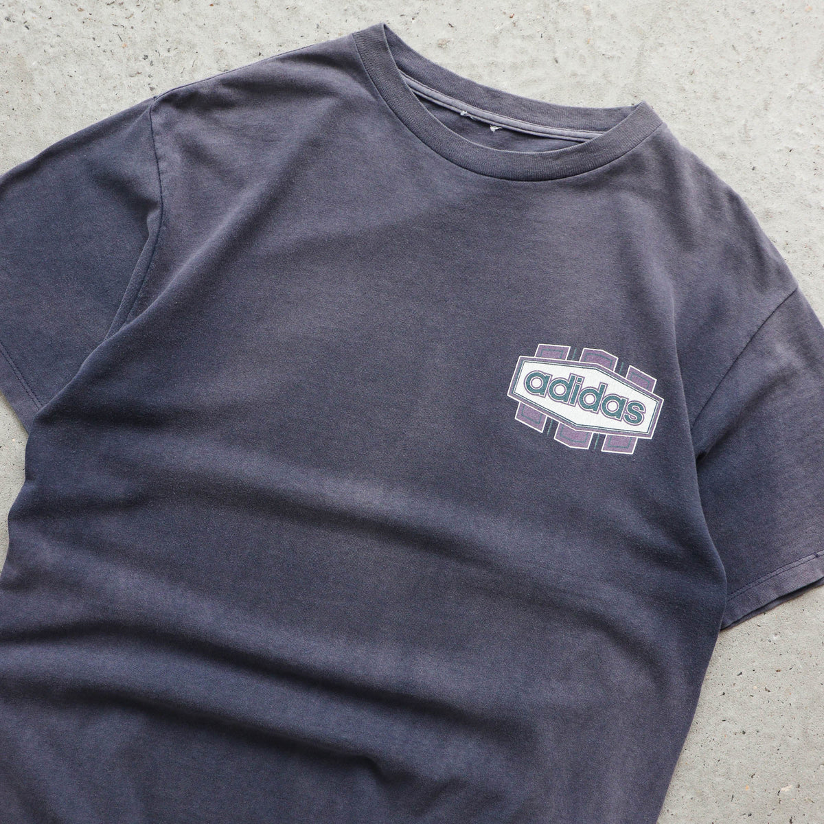 Adidas 3-Stripes Thrashed Graphic Tee - 90s (L)